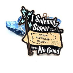 Harry Potter Happy Birthday Racing Medal 5K 10K 13.1M Lanyard July 31 2020 New